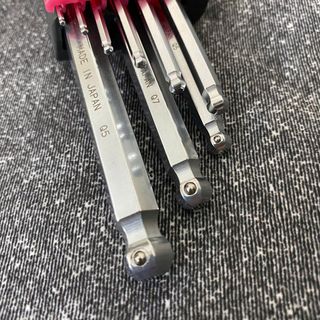 Bộ lục giác bi đầu ngắn loại ngắn 1.5-10mm ASAHI DWS0910