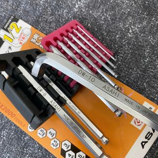 Bộ lục giác bi đầu ngắn loại ngắn 1.5-10mm ASAHI DWS0910
