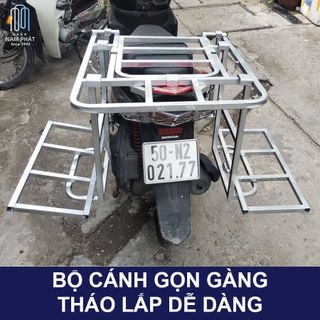 Baga chở hàng Mở Cốp đổ xăng Loại Dày Kèm Bộ Cánh Cho Mọi loại xe