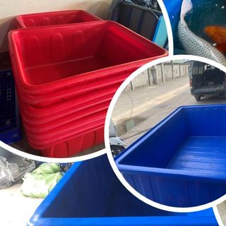 Sản xuất thùng nhựa vuông dung tích lớn 100 lít - 3000 lít chất lượng, giá rẻ TPHCM