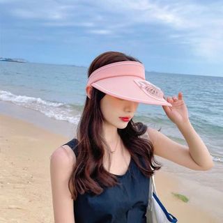 Mũ Nửa Đầu Vành Rộng Có Quạt