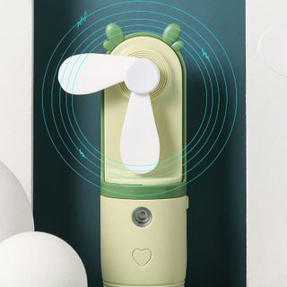 Máy Phun Sương Mini Kèm Quạt Cầm Tay