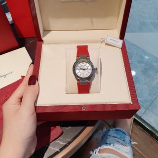 MÓN QUÀ VALENTINE HOT SALE ĐỒNG HỒ NỮ CAO CẤP SAVATOL DÂY SILICON ĐỎ MÁY THUỴ SĨ