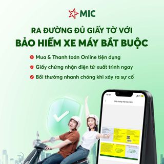 Bảo hiểm TNDS bắt buộc của xe máy