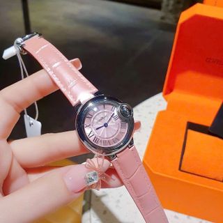 MÓN QUÀ VALENTINE ĐỒNG HỒ NỮ CHÍNH HÃNG COMLORVEI DÂY MẶT HỒNG NIỀNG THÉP