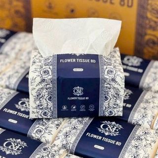 Giấy Ăn 4 Lớp C & E (Thùng 20 Gói x 400 Tờ)