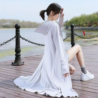 Áo choàng chống nắng dáng dài