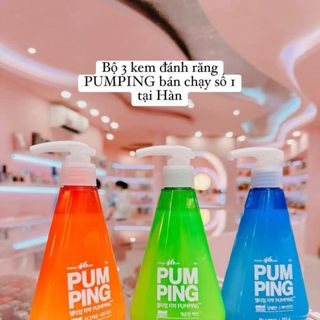KEM ĐÁNH RĂNG PUMPING CỦA MỸ PHẨM LG HÀN QUỐC