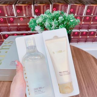 Combo tẩy trang 400ml và sữa rửa mặt 100ml nhà su:m 37