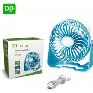 QUẠT SẠC TÍCH ĐIỆN ĐỂ BÀN MINI DP 7609