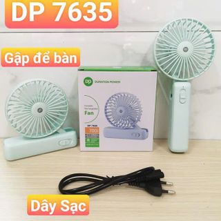 QUẠT SẠC TÍCH ĐIỆN DP- 7635