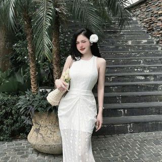 SÉT ÁO DÀI TƠ 2 LỚP XẺ TÀ KÈM QUẦN TUYẾT NHUNG SIÊU XINH CHO BẠN GÁI
