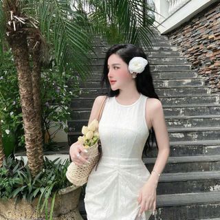 SÉT ÁO DÀI TƠ 2 LỚP XẺ TÀ KÈM QUẦN TUYẾT NHUNG SIÊU XINH CHO BẠN GÁI