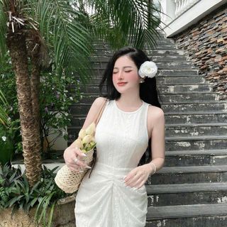 SÉT ÁO DÀI TƠ 2 LỚP XẺ TÀ KÈM QUẦN TUYẾT NHUNG SIÊU XINH CHO BẠN GÁI