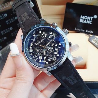 MÓN QUÀ VALENTINE ĐỒNG HỒ NAM TRUNG CẤP HOT TREND MONT DÂY DA MẶT CHẤM