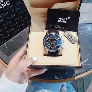 MÓN QUÀ VALENTINE ĐỒNG HỒ NAM TRUNG CẤP HOT TREND MONT DÂY DA MẶT CHẤM