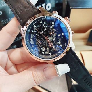 MÓN QUÀ VALENTINE ĐỒNG HỒ NAM TRUNG CẤP HOT TREND MONT DÂY DA MẶT CHẤM