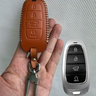 Bao da chìa khóa của xe huynhdai santafe 21 tucson 23