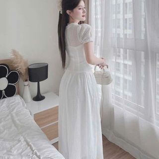ĐẦM BODY DẠ HỘI KIM SA DÂY YẾM CỔ SIÊU XINH QUÝ PHÁI