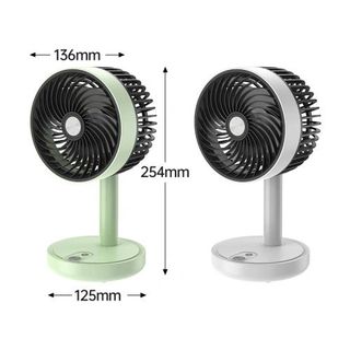 QUẠT SẠC TÍCH ĐIỆN ĐỂ BÀN XOAY DP- 7639