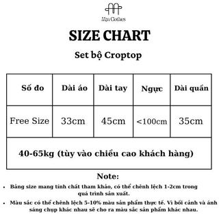 SET BỘ CROPTOP nỉ bông thu đông ( Màu Đen) - Mịn clothes