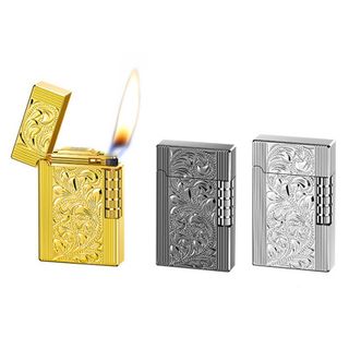 BẬT LỬA DUPONT HOA VĂN CHIẾC LÁ - XÀI GAS