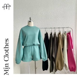 SET CROPTOP Mịn Clothes - nỉ bông cotton