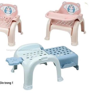 GHẾ NGỒI ĂN DẶM KIÊM GHẾ GỘI ĐẦU 3 TRONG 1
