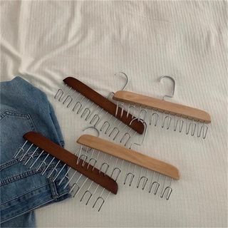 Móc Gỗ Treo Đồ Lót, Thắt Lưng, Và Vạt... Đa Năng Tiện Dụng