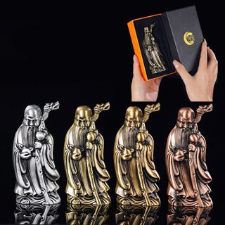 BẬT LỬA HÌNH ÔNG THỌ CÓ ĐÈN NHẤP NHÁY (CÓ HỘP) - XÀI GAS