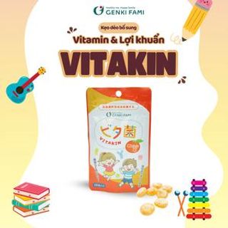 GENKI FAMI KẸO DẺO VITAKIN BỔ SUNG VITAMIN VÀ LỢI KHUẨN