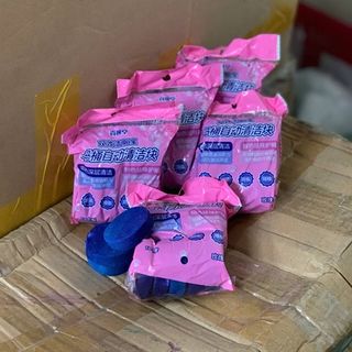 Bịch 10 viên tẩy bồn cầu - Màu hồng