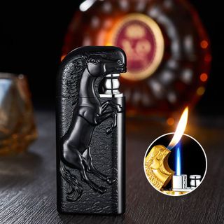 BẬT LỬA 2 CHẾ ĐỘ LỬA HÌNH ĐẦU NGỰA - XÀI GAS