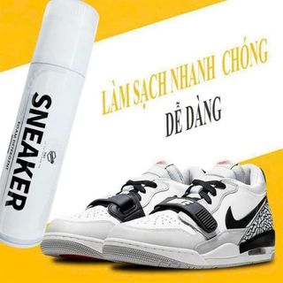 CHAI XỊT VỆ SINH GIÀY SNEAKER TNT CÓ NẮP BÀN CHẢI