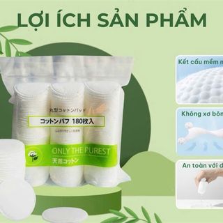 Bịch 180 miếng bông tẩy trang giá sỉ