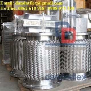 Khớp nối mềm chống rung mặt bích, Khớp nối inox, Ống nối mềm inox 304