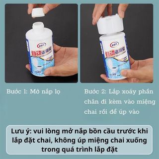 Lọ thả bồn cầu dạng nước có nắp chiết