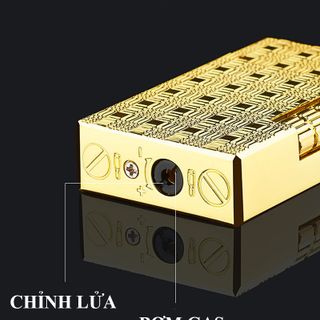 BẬT LỬA DUPONT 2 CHẾ ĐỘ LỬA VÂN CARO - XÀI GAS