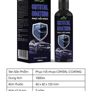 Phục Hồi Nhựa Crystal Coating
