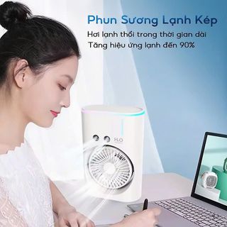 QUẠT TÍCH ĐIỆN PHUN SƯƠNG 3 CẤP ĐỘ DP-7688