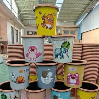 Thùng đựng rác hoạt hình giá sỉ