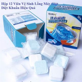 Hộp 12 viên tẩy lồng máy giặt