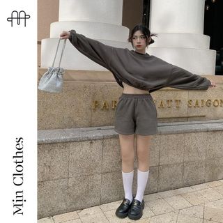 SET CROPTOP RÊU TỐI - Mịn Clothes