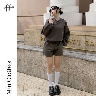 SET CROPTOP RÊU TỐI - Mịn Clothes