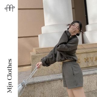 SET CROPTOP RÊU TỐI - Mịn Clothes