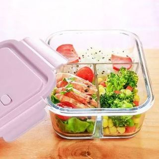 HỘP THỦY TINH 3 NGĂN 1000ML BX1001- 3G