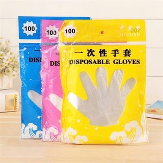 Bịch 100 Bao Tay Nilon Dày Dặn
