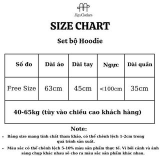 SET BỘ HOODIE thu đông ( Màu Nâu Cà Phê) - Mịn Clothes