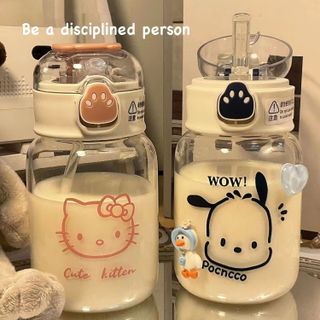 Bình Nước Giữ Nhiệt Thiết Kế Vuốt Gấu Dễ Thương