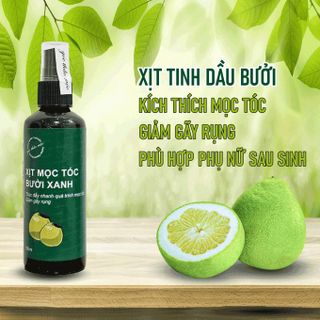 Xịt mọc tóc bưởi xanh chai xịn